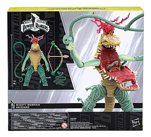Figura de acción Power Rangers Lightning Snizzard de 15 cm con aire acondicionado