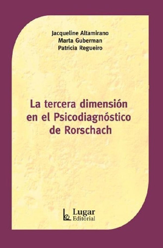 Libro - Libro La Tercera Dimension En El Psicodiagnostico D