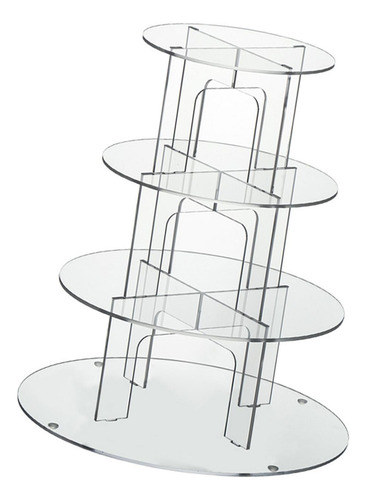 Soporte De Acrílico Para Cupcakes, Torre De 4 Niveles