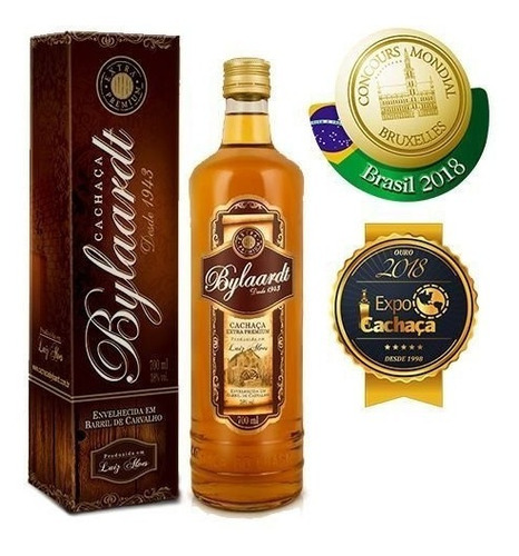 Cachaça Extra Premium 18 Anos Bylaardt 700ml