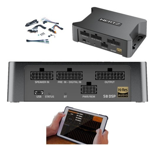 Processador Audio Hertz S8 Dsp Bluetooth 8ch+ Brinde