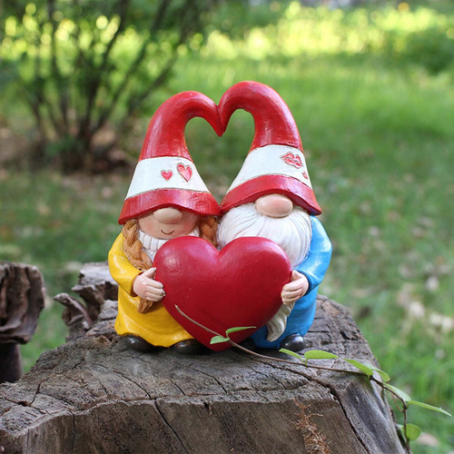 Nueva Decoración De Muñeca Enana De Resina Para Pareja, Muñe