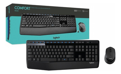 Combo Logitech Mk345 Teclado Y Mouse Inalambrico