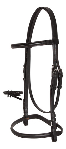 Acerugs Brown Negro Caballo Elevado Ingl Bridle Reins