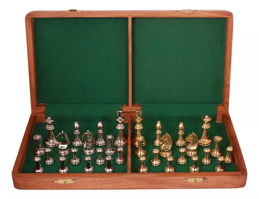 Primeira imagem para pesquisa de jogo xadrez madeira profissional