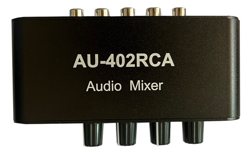 Mezclador De Audio Au-402rca, Selector De Señal, Conmutador