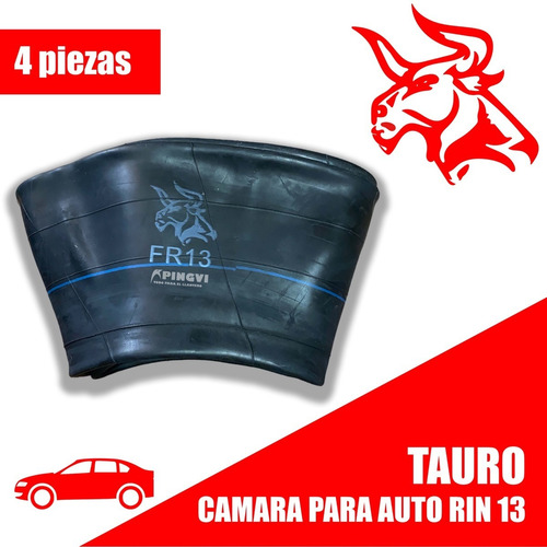 4 Piezas Camara Tauro Rin 13 Automovil Carro Fr13