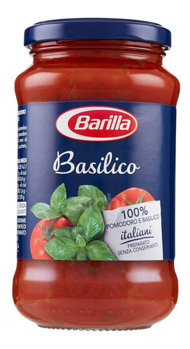 Salsa Barilla Para Pasta Basilico 400gr