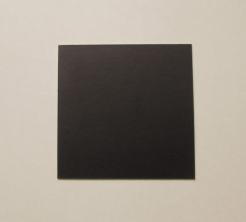 Imagen 1 de 1 de Base Cuadrada Ppm Mate 10x10 Cm (x100u) Negro Mármol - 120