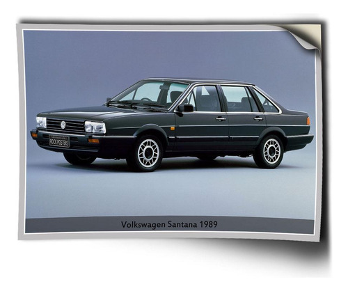 Adesivo Volkswagen Santana 1989 Auto Colante A0 120x84cm