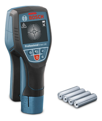 Detector Bosch D Materiales Digital Scanner Metal Agua Pilas Color Azul