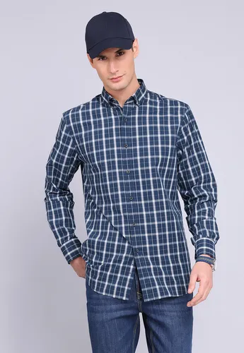 Camisa Cuadros Manga Larga Guy Laroche Glbvf06nb