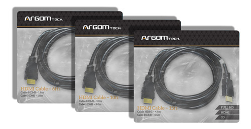 Cable Argom Hdmi Hdmi 3mts