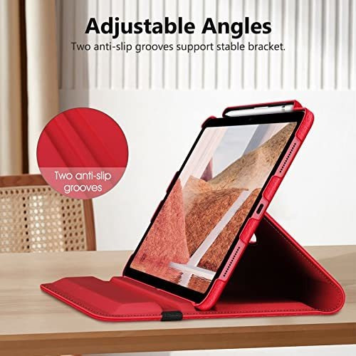 Funda Para iPad 10th Generacion Giratoria 360 - Rojo