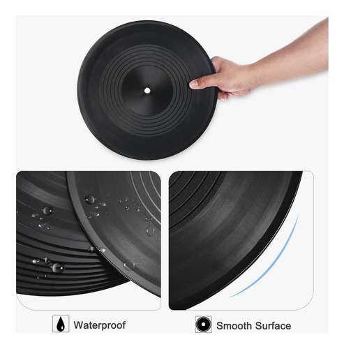 Records De Vinilo En Blanco Patikil, Cd De 12 Pulgadas Falso