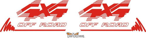 Imagen 3 de 7 de Calco 4x4 Off Road Kit 02 Ploteados Calcos Graficastuning
