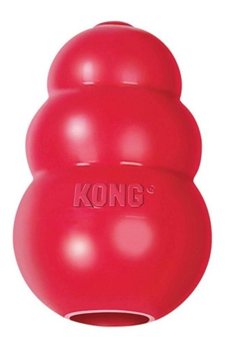 Kong Classic Medium Médio Brinquedo Borracha Para Cães 