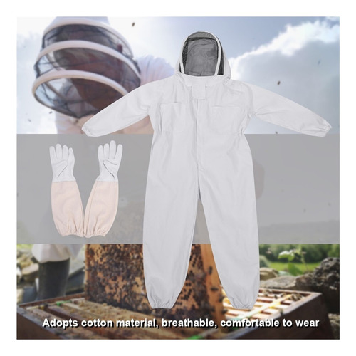 M Apicultor Profesional Traje Protector Guantes Apicultor