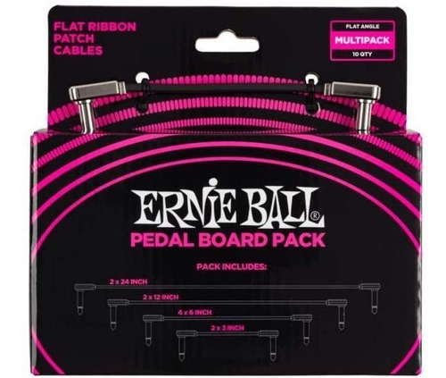 Paquete De Varios Cables De Audio De 1/4  | Ernie Ball