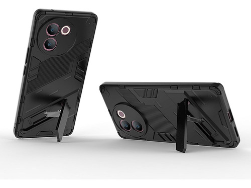 Funda Punk Uso Rudo Carcasa Para Oneplus Ace 3v +mica Negro Oneplus Ace 3v