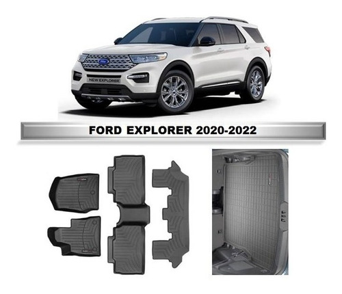 Alfombra Weathertech Bandeja Ford Explorer 2020-22