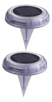 Comprar 2 Unids Luz Solar Cesped Estaca Jardin Al Aire Libre Lampara