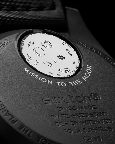 Relógio Omega X Swatch Mission To The Moonphase So33b700 Relógio Omega X Swatch Mission To The Moonphase So33b700