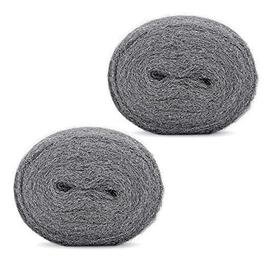 10 g. 18 almohadillas de lana de acero finas de aprox 