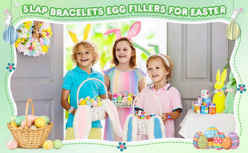12 Pulseras De Aplausos For Niños De Pascua For Fiestas