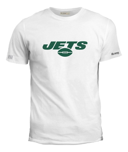 Camiseta Estampada New York Jets Logo Hombre Ink 
