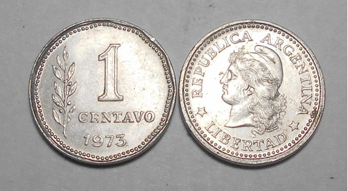 Argentina Moneda De 1 Centavo 1973 - Excelente ++ - Km#64