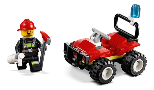 City Lego Set 30361 Fire Atv 39 Piezas Polybag