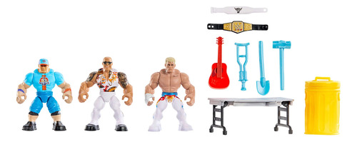 Wwe Knuckle Crunchers 3-pack Bone-crunching Movement