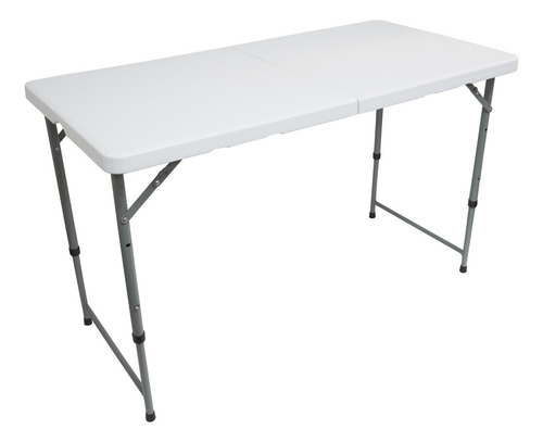 Mesa De Camping Praia Dobrável 122x61 Vira Maleta 4 Pessoas