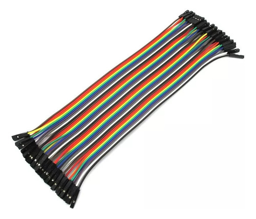 Cable Dupont Protoboard Hembra Hembra 20cm Para Arduino