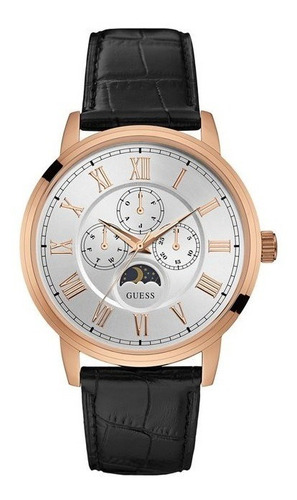 Relógio Guess 92617gpgdrc2 - Pulseira Couro Preto