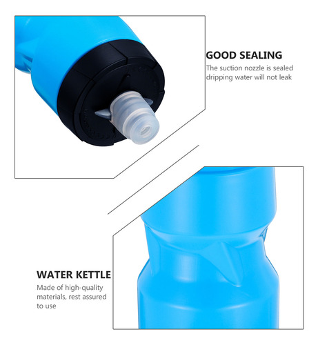Botella De Agua Deportiva Comprimida Para Montar Al Aire Lib