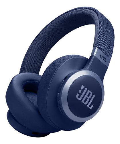 Auriculares Supraaurales Inalámbricos Jbl Live 770nc Con Can Color Azul