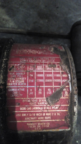 Imagen 3 de 3 de Winche Marca Rancey