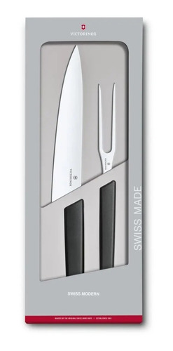 Juego Swiss Modern Tenedor 15cm Y Cuchillo 22cm Victorinox 
