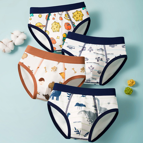 Calzoncillos Triangulares De Algodón De Verano Para Niños