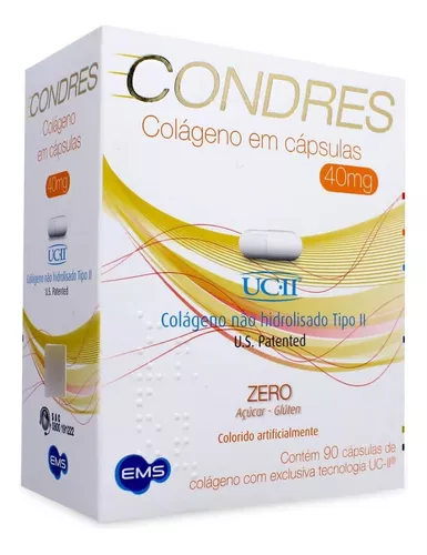 Suplemento Alimentar Condres Ultra Colágeno Tipo ll + Vitamina D 90 cápsulas