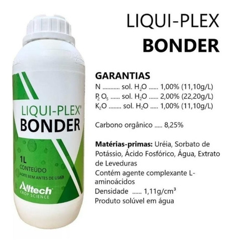 Liqui-plex Bonder 1 Litro Alltech Fertilizante Organomineral