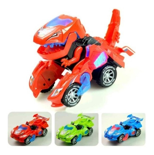 Juguete Dino-robot Con Luz Y Sonido