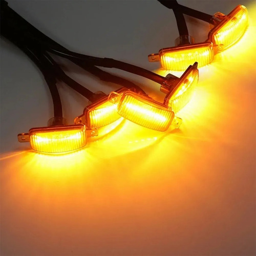 Kit 6 Cuartos Led Parrilla Tacoma Toyota Tipo Trd 06-20