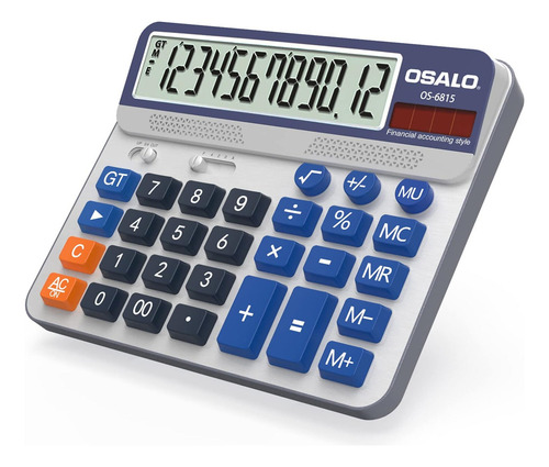 Calculadora De Escritorio Extra Grande Con Pantalla Lcd De 5