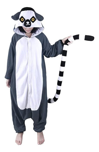 Lemur Pijama Unisex Para Adultos Disfraz Cosplay