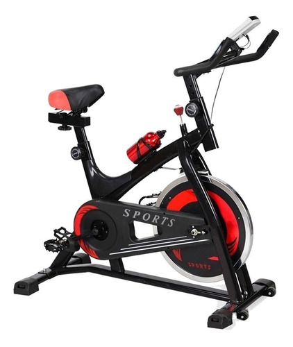 Bicicleta Spinning 6kg Resistencia Estatica Ajustable Cardio