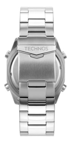 Imagem 3 de 3 de Relógio Technos Masculino Digital Prata Bjk001aa/1p