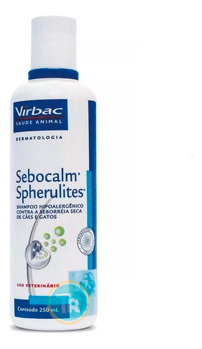 Shampoo Hipoalergénico Sebocalm Spherulites 250ml Virbac